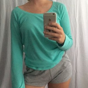 Teal waffle long-sleeve from VS